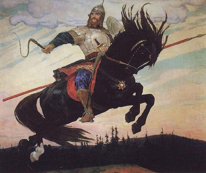 Viktor Vasnetsov Ilya Muromets oil painting picture